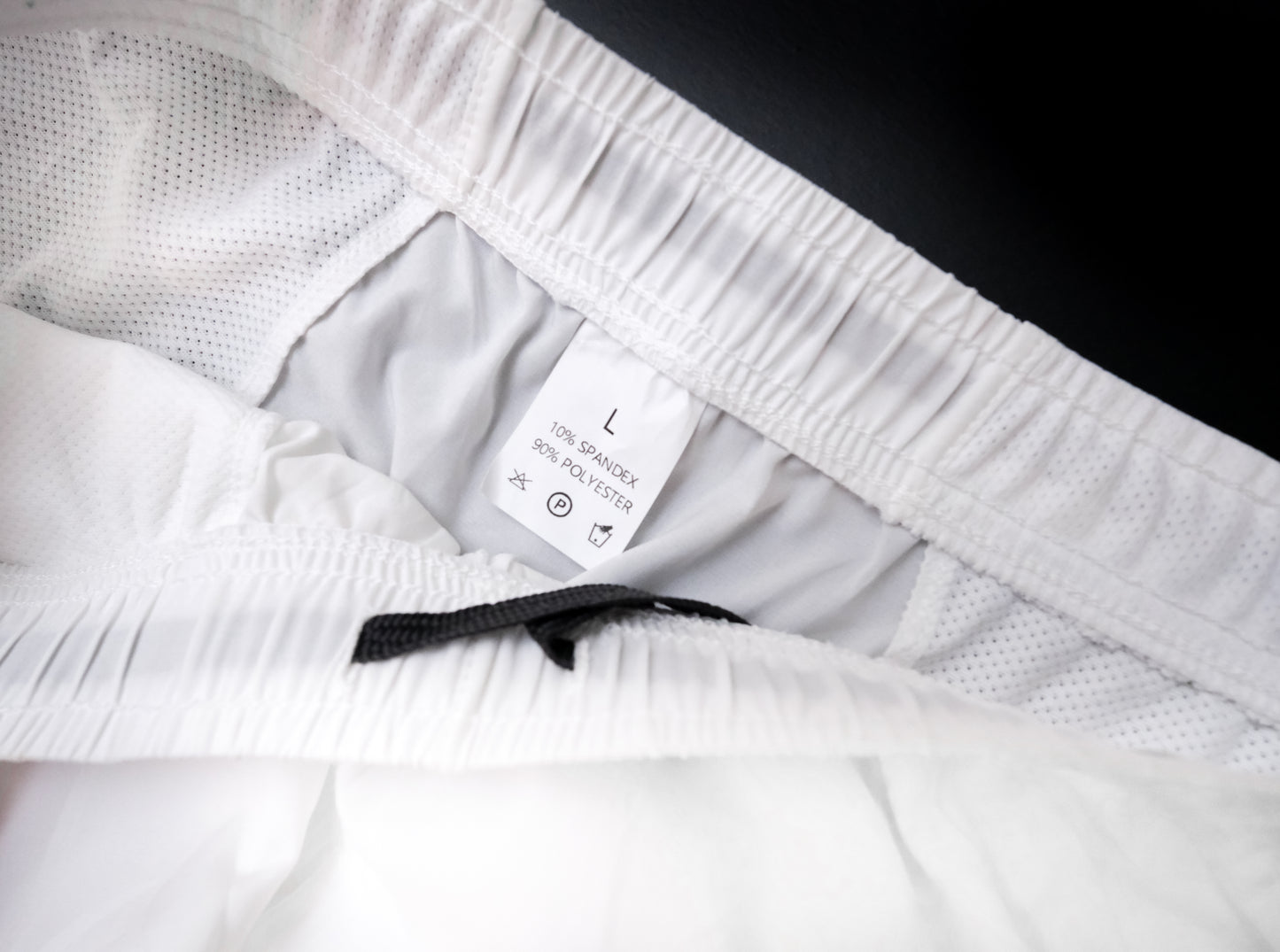 Stay Relentless White Lightweight Tech Shorts
