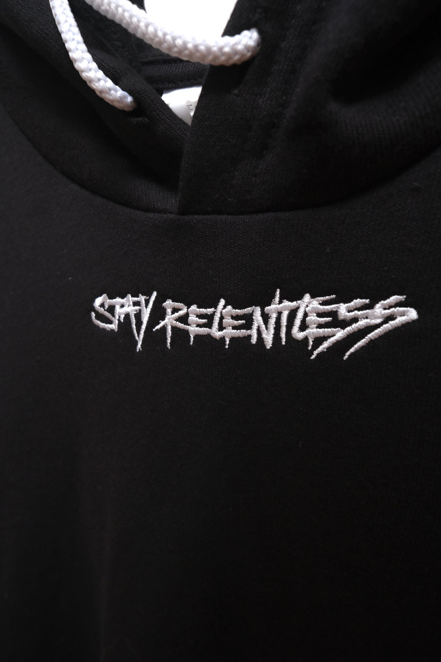 Stay Relentless Embroidered Hoodie