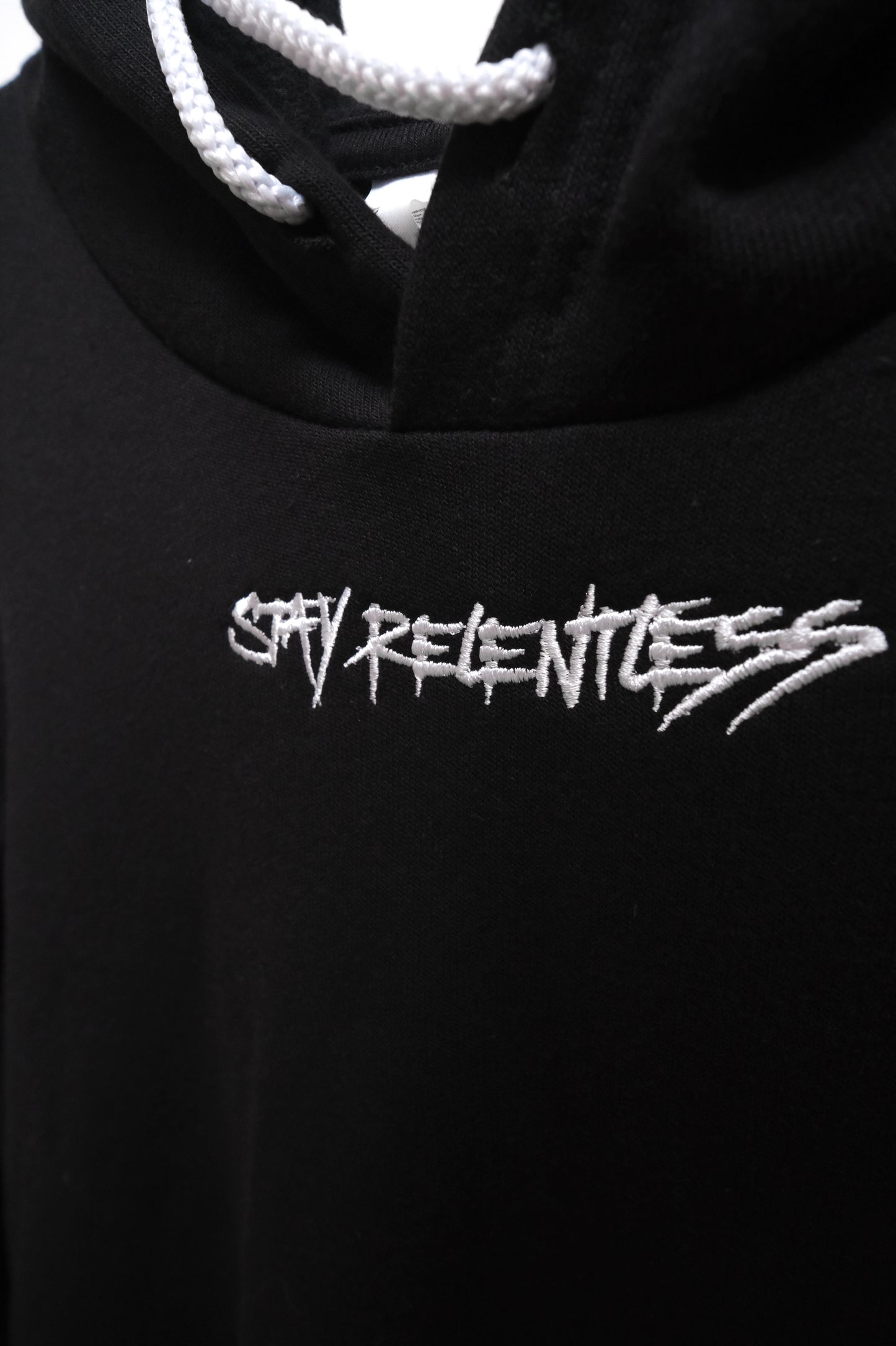 Stay Relentless Embroidered Hoodie